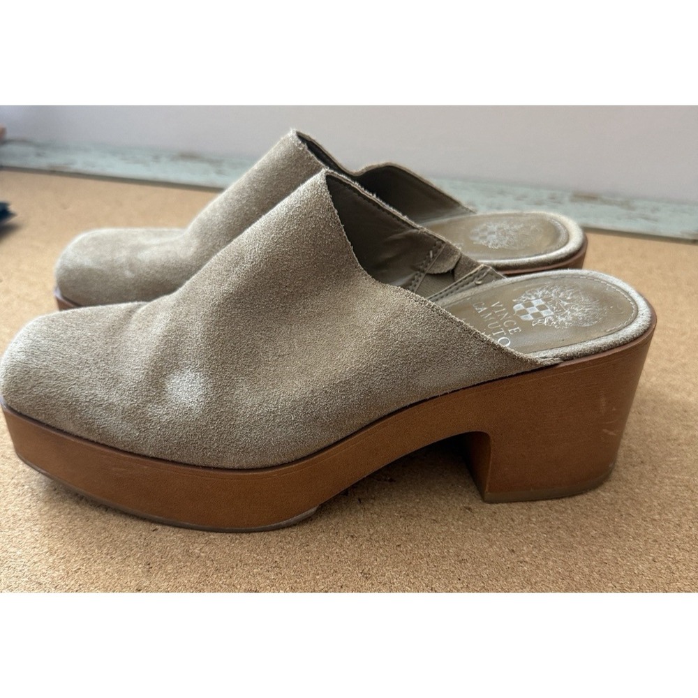 Vince Camuto Rimindel Platform Mule Camel Brown Size 7.5 - Picture 5 of 10